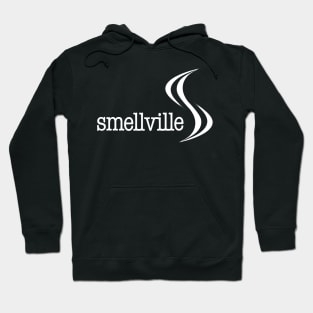 Smellville Logo White Hoodie